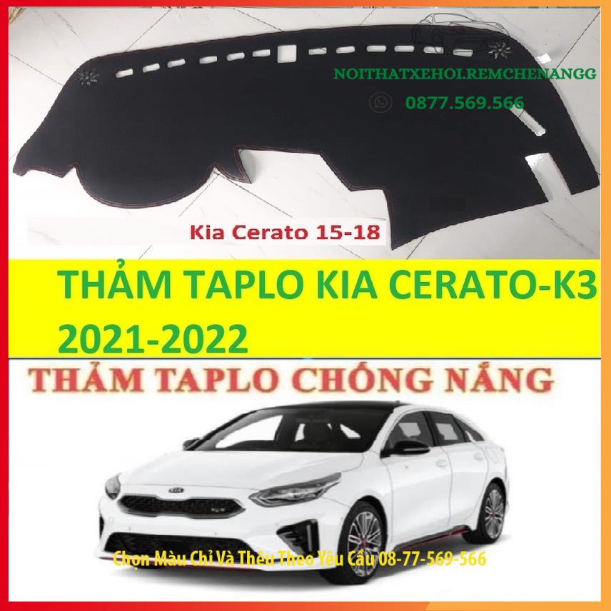 THAM TAPLO KIA CERATO DA VÂN GỖ DA CARBON NHUNG LÔNG CỪU 3 LỚP CÓ CHỐNG TRƯỢT THẢM PHỦ LÓT CHE NẮNG TAPLO