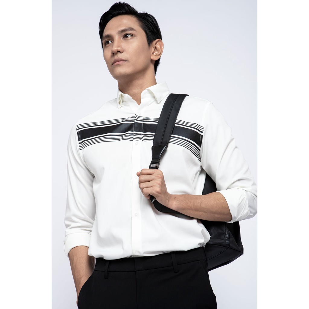 Áo sơ mi nam BEN &amp; TOD 20024 tay dài công sở tôn dáng, vải cotton lụa không nhăn, thấm hút mồ hôi