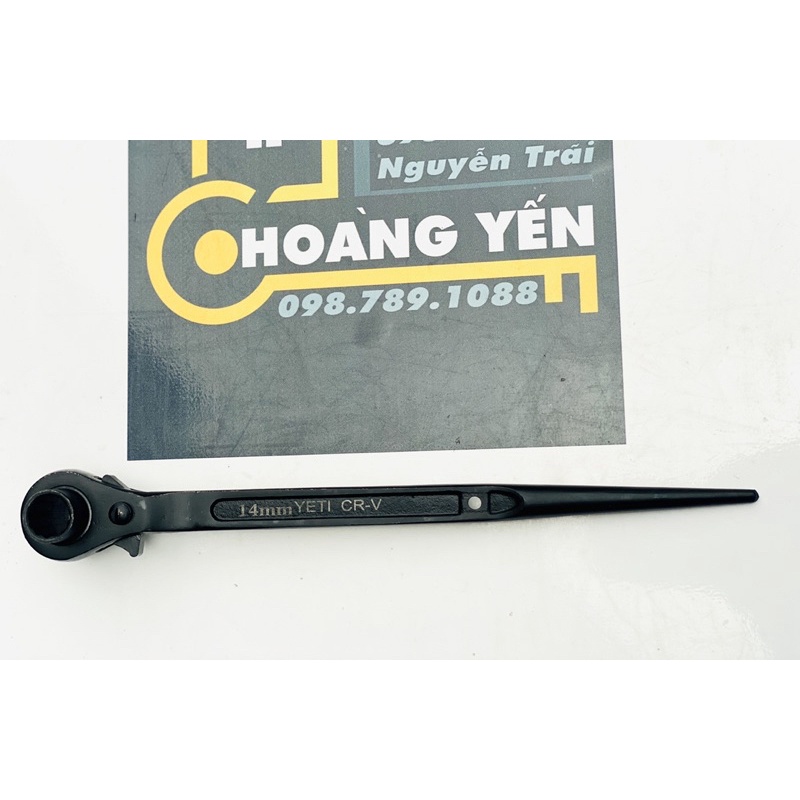 Cờ lê đuôi chuột 14-17, cờ lê giàn giáo tự động thép cao cấp CR-V, tuýp giàn giáo đa năng 2 đầu 14 và 17 mm