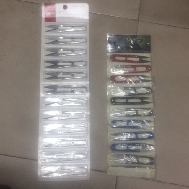 Kéo Bấm Chỉ, Kéo Cắt Chỉ - Vỉ 12 Cái #020102