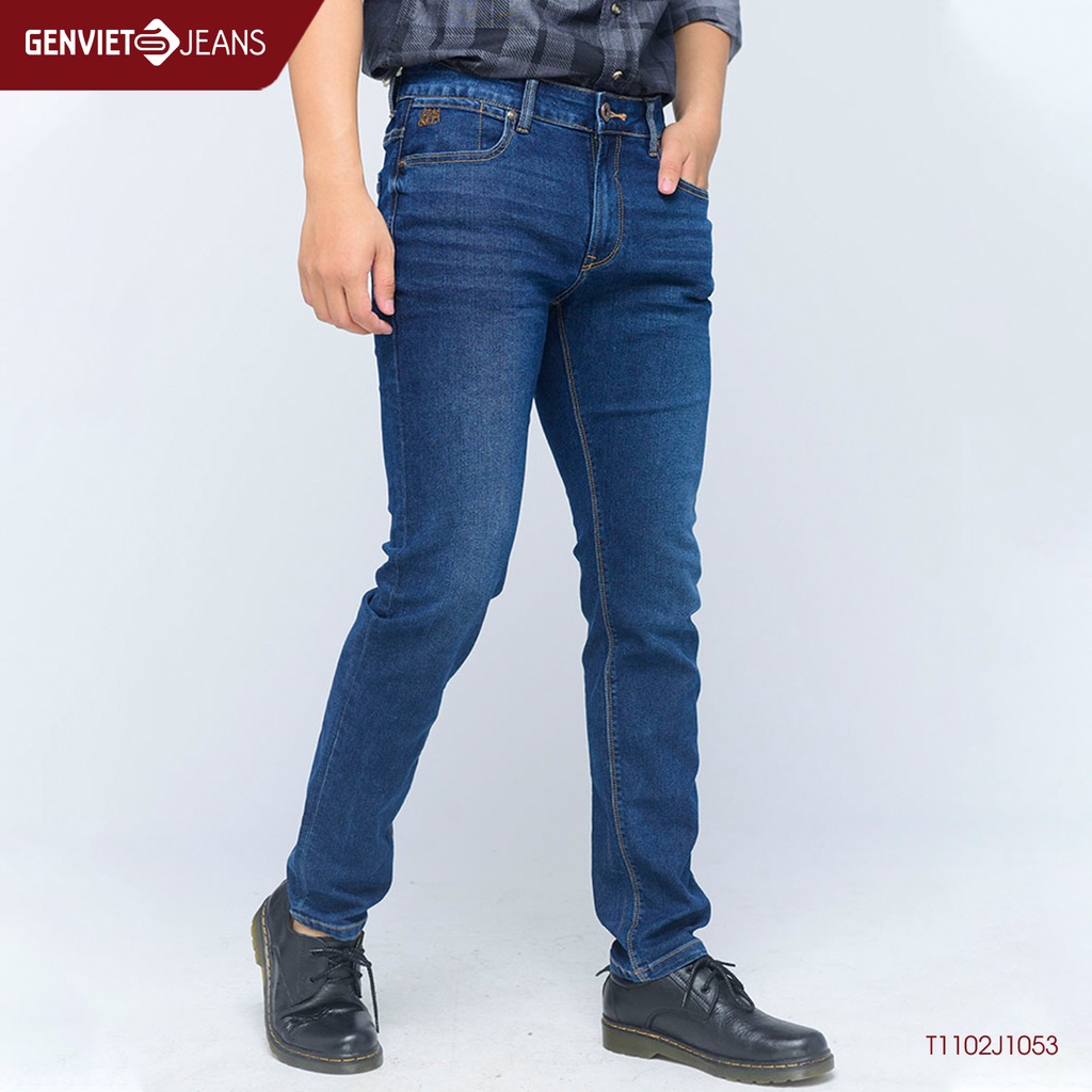  Quần Dài Jeans Nam GENVIET T1102J1053 | BigBuy360 - bigbuy360.vn