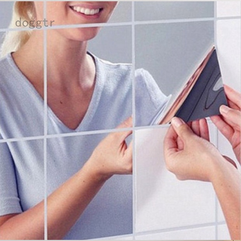 Set 9 Miếng Gương Dán Tường Trang Trí