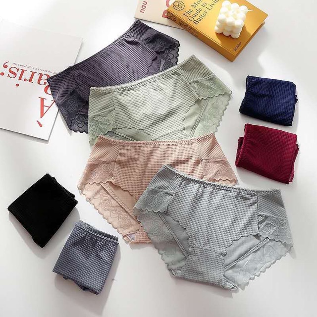 Quần lót nữ 2207 sexy ren quyến rũ phom to 45-58kg đủ màu