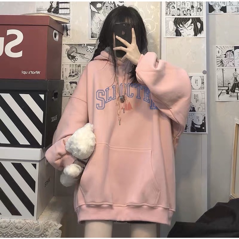Áo Hoodie Tay Dài Túi Bụng Unisex SLECCTER 1988(ODER 2 NGÀY)