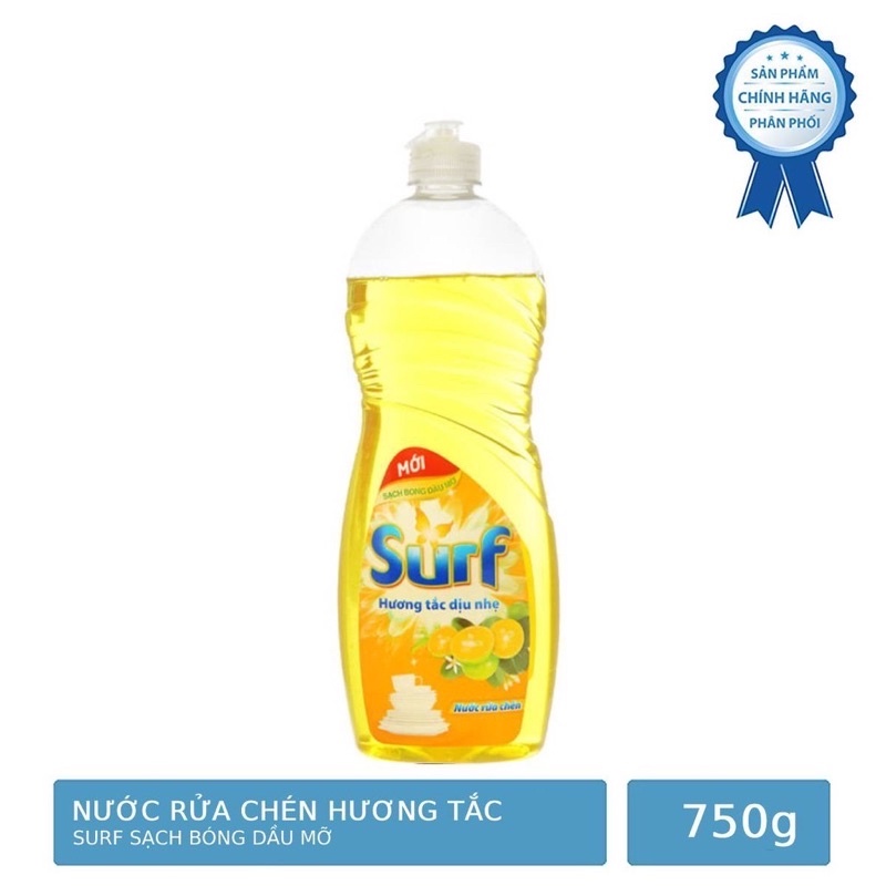 Nước Rửa Chén Surf Hương Tắc Chai 750g