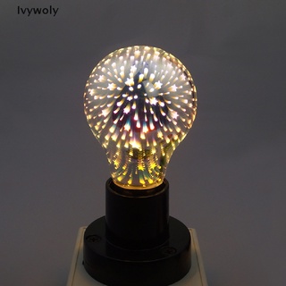 Bóng đèn led trang trí 3d e27 6w 85-265v phong cách vintage