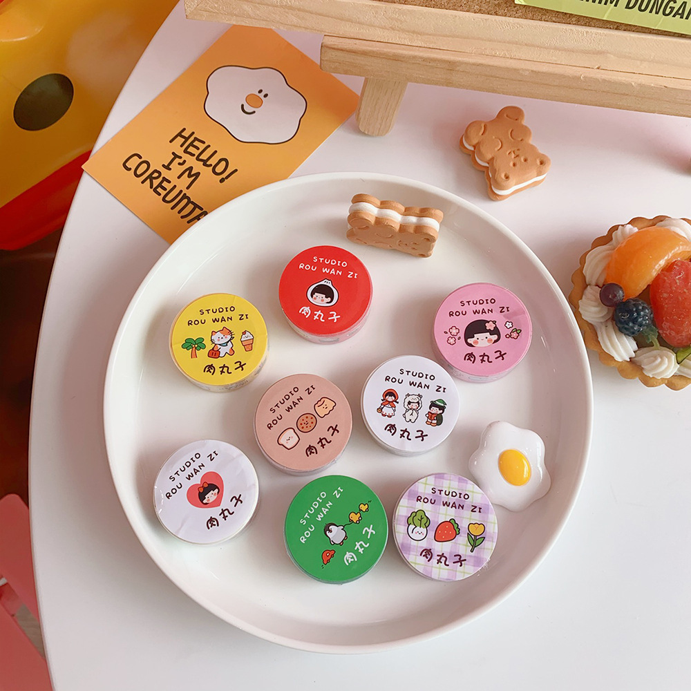 Băng keo dán thủ công chủ đề hoạt hình trang trí sổ tay