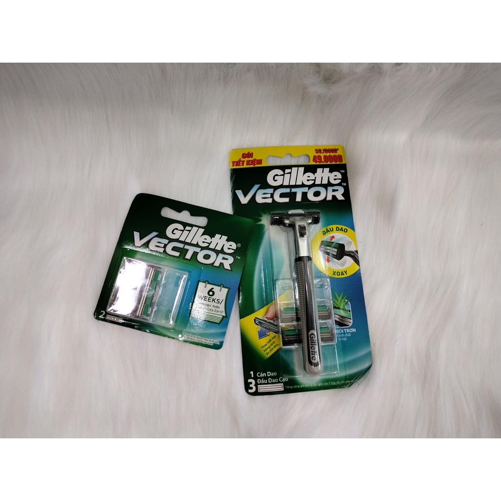 Dao/ lưỡi cạo râu Gillette Vector