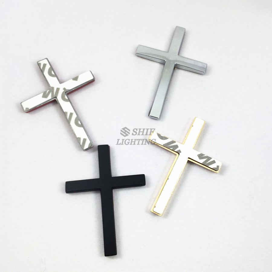 Miếng dán kim loại trang trí thân xe hơi/xe tải hình chữ thập