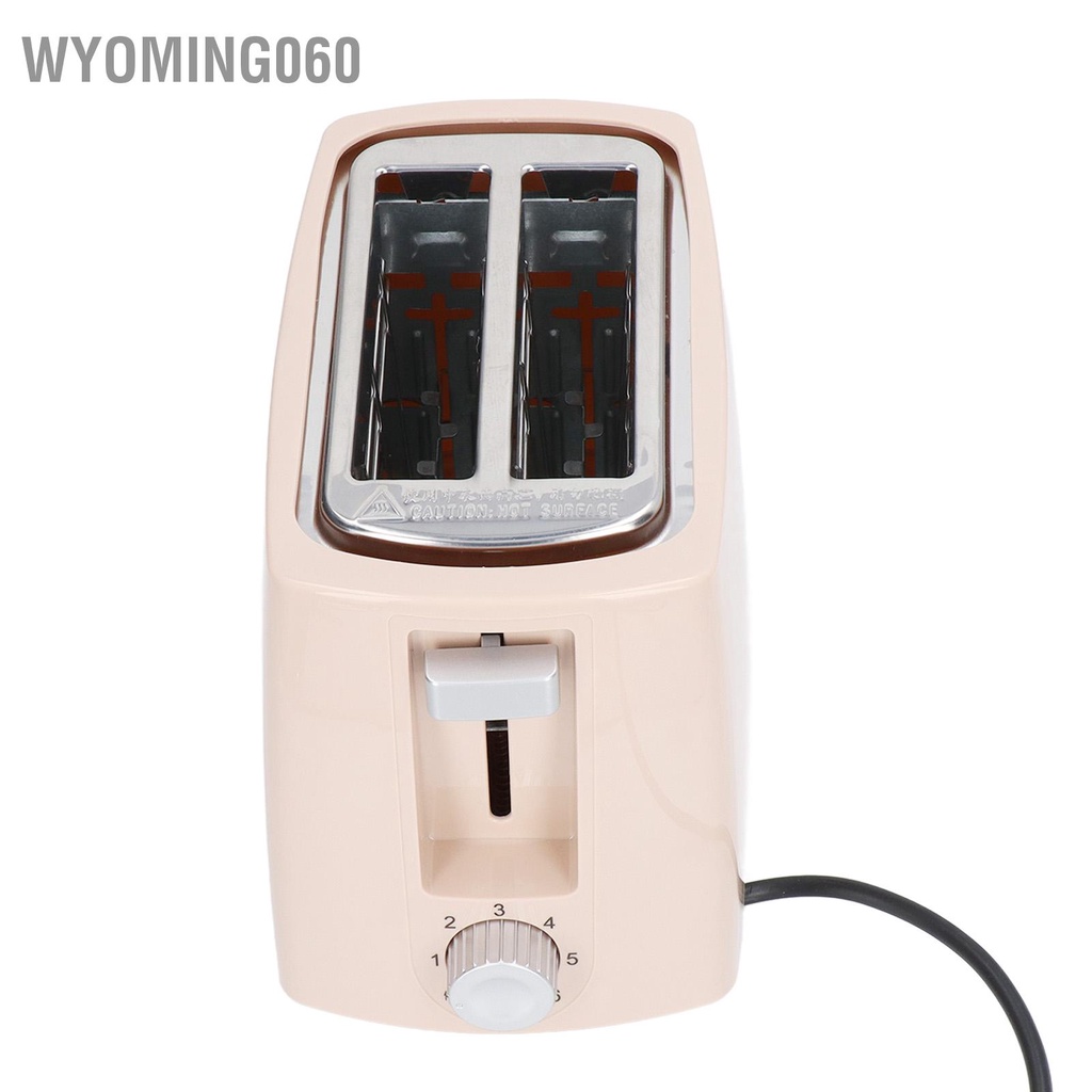 Máy Nướng Bánh Mì 2 Ngăn Tự Động Dừng Nhanh Chóng Kèm Khay Tháo Rời Tiện Dụng Cho Gia Đình / Quán Cà Phê EU 220