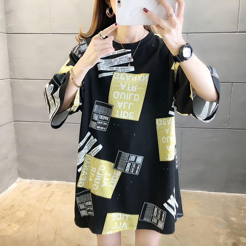 Áo Thun Tay Ngắn Dáng Rộng Thời Trang C8126