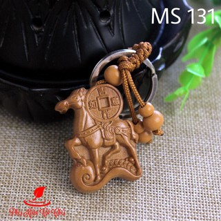 Móc khóa ngựa chở đồng xu may mắn mã đáo thành công - ms 131