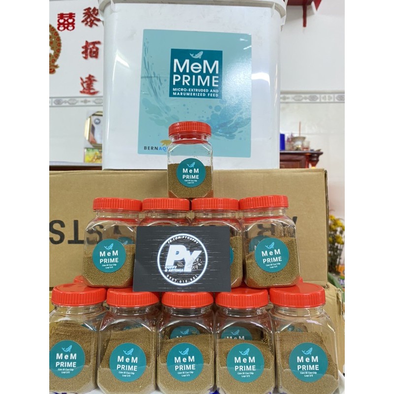 1kg Cám MEM 3/5 - Cám Bỉ Cao Cấp cho cá betta-guppy-thuỷ sinh-Mún-Neon-Bình Tích-PingPong-7 màu