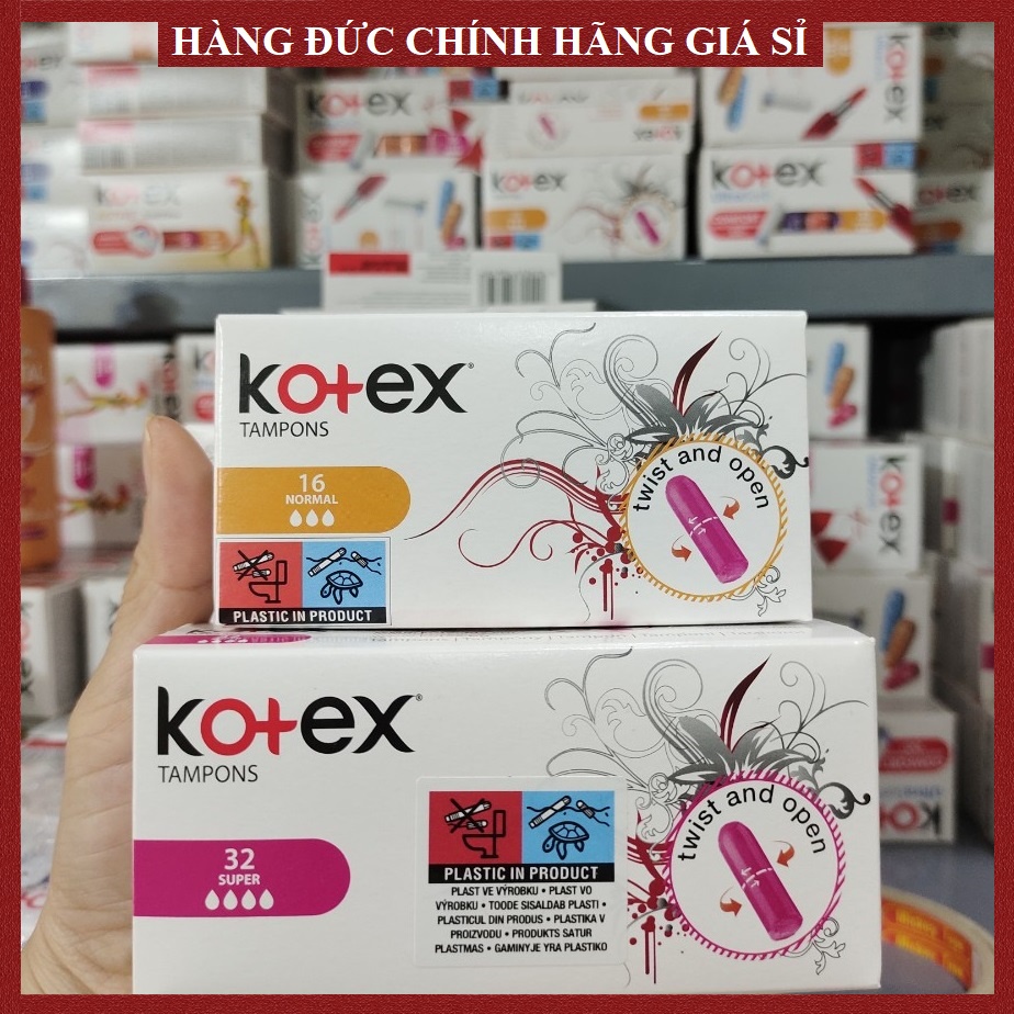 Băng Vệ Sinh Tampon Kotex Nhập Khẩu Châu Âu