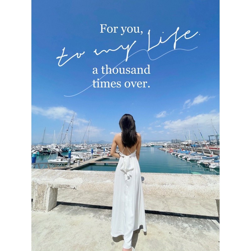 Đầm maxi đan dây lưng thắt nơ đi biển kèm ảnh thật | BigBuy360 - bigbuy360.vn