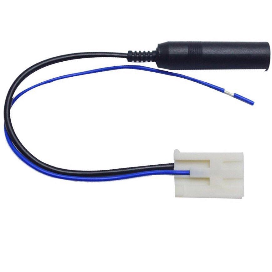 Jack chuyển ăng ten vuông 2 lỗ thành Tròn - dùng cho CD ô tô