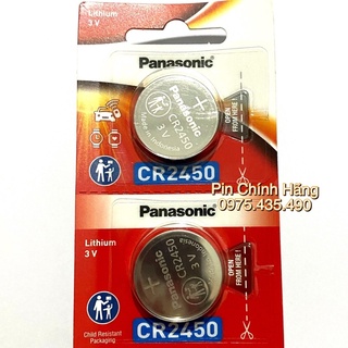 Bộ 2 Viên Pin CR2450 Panasonic Lithium 3V