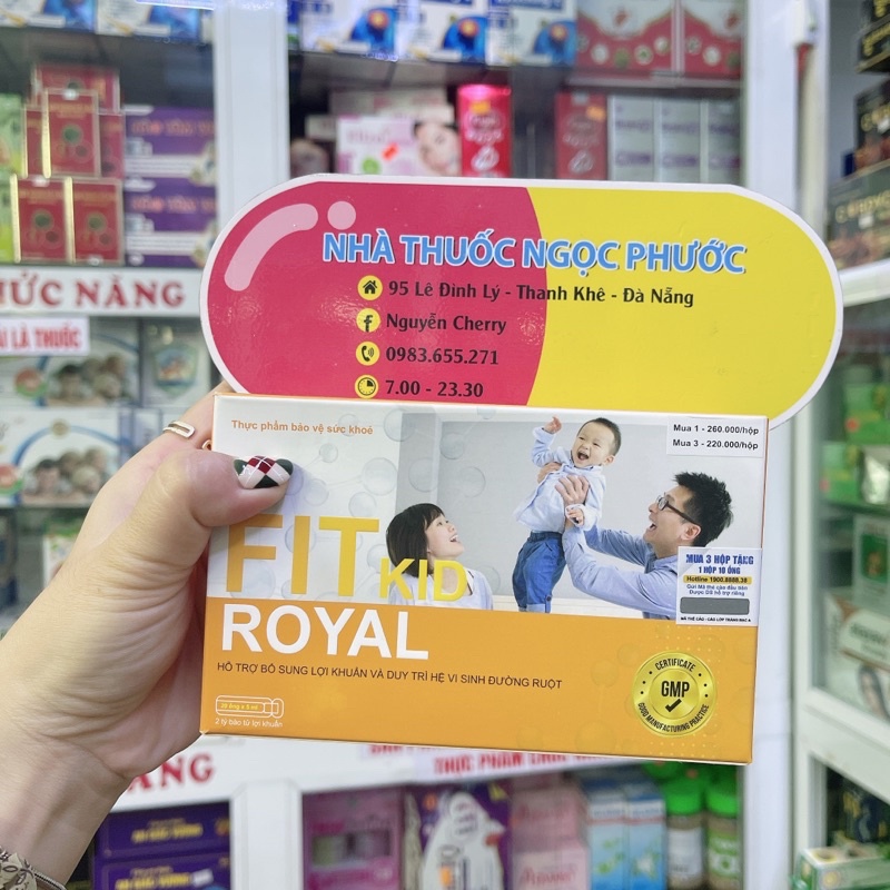 FIT KID ROYAL - Men vi sinh bổ sung cho trẻ biếng ăn,hay ốm vặt,trẻ kém hấp thu - 100% chính hãng