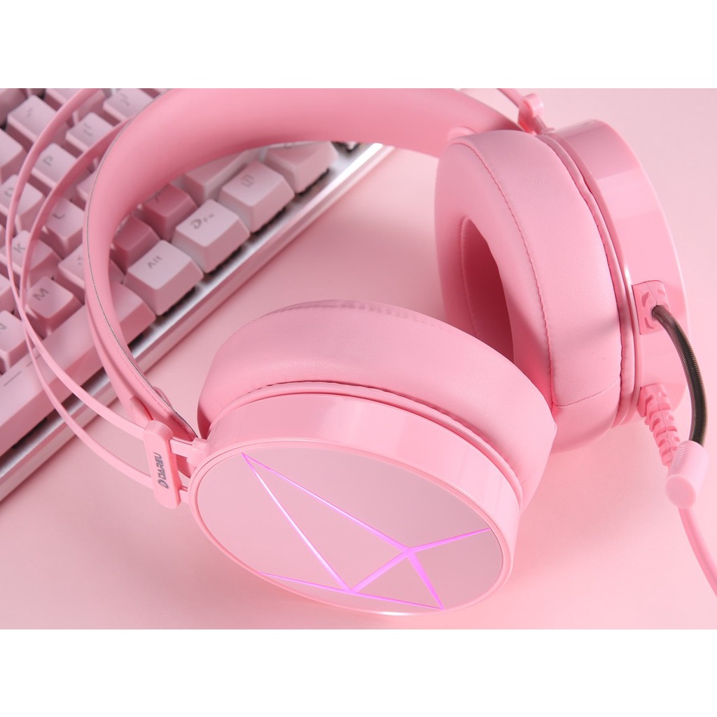Tai nghe Gaming Dareu EH722X Hồng | Đen | Trắng LED RGB