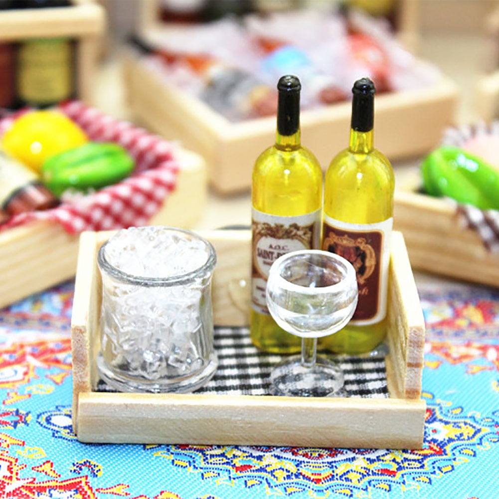 Sticker Dán Tủ Lạnh / Kính Rượu Vang Bằng Nhựa Độc Đáo Trang Trí Nhà Búp Bê