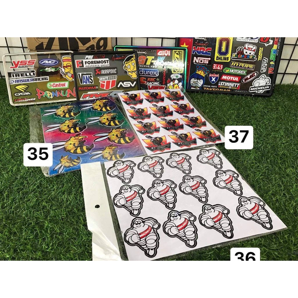 SET STICKER DÁN XE TIẾT KIỆM 13 MÃ