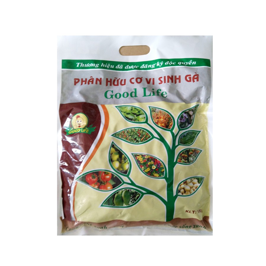 Phân bón hữu cơ vi sinh gà Goodlife - Bịch 1kg