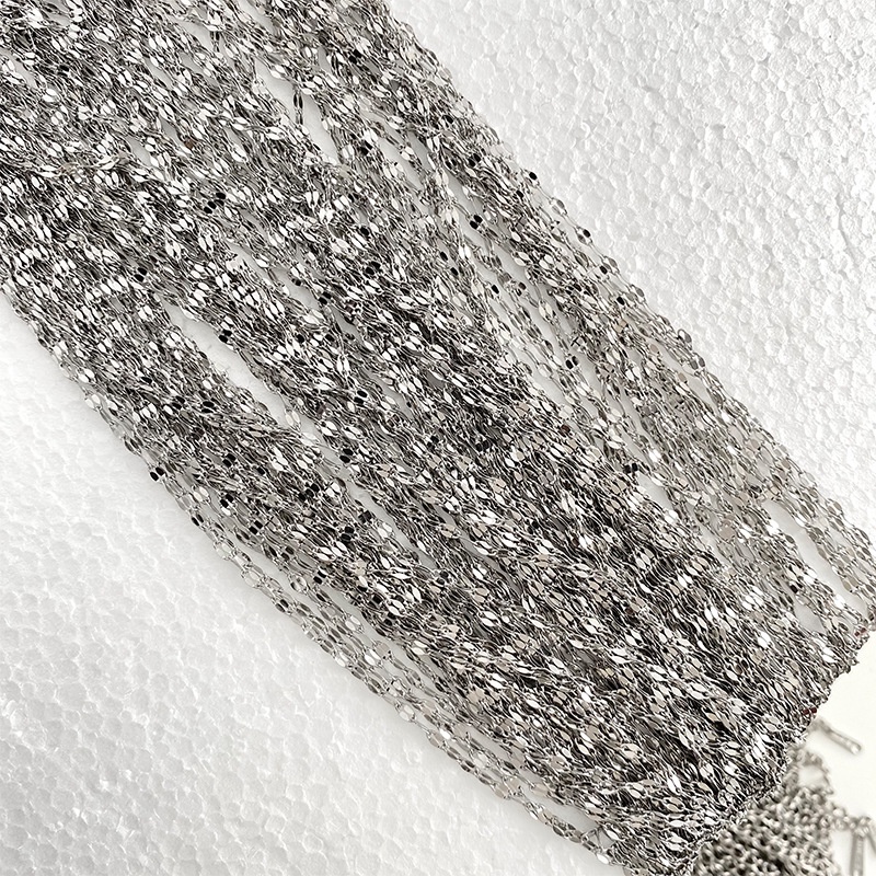 Dây chuyền nữ hàn quốc đẹp bằng titan lá me không đen vĩnh viễn - DCTT22005