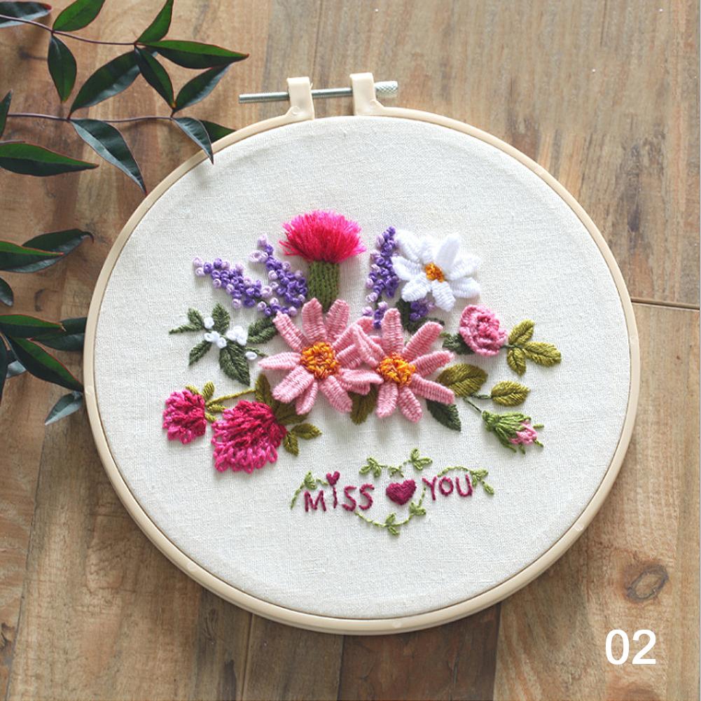 DIY Châu Âu Thêu Thủ công Vá Cross Stitch Kit Bông Tranh thêu Thêu Trang trí nội thất