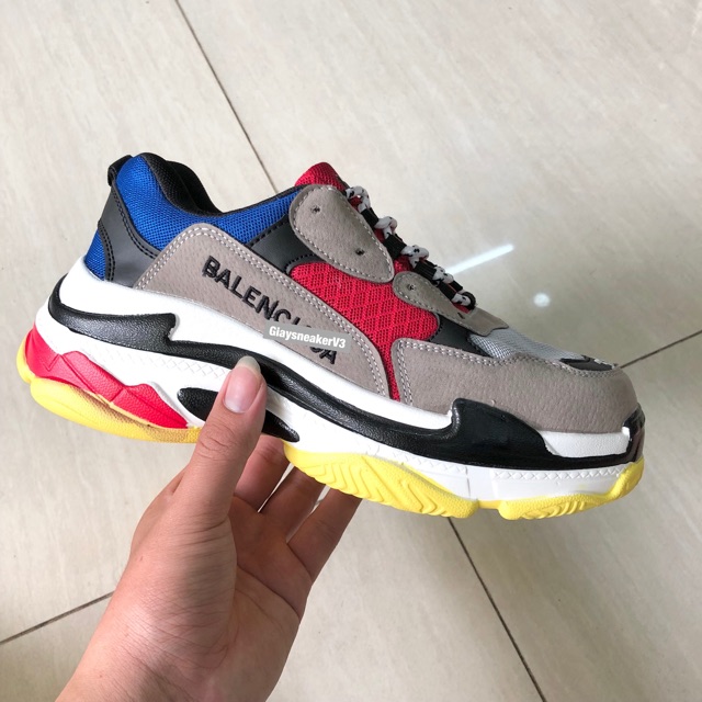[ẢNH VIDEO THẬT] Giày thể thao nam nữ Balen xanh đỏ, giày nam nữ Ulzzang Giày sneakers Nam nữ Full box | BigBuy360 - bigbuy360.vn