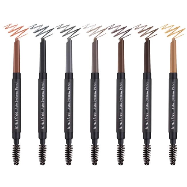 Chì Kẻ Mày 2 Đầu Innisfree Auto Eyebrow Pencil Đủ Màu Mẫu Mới 2020