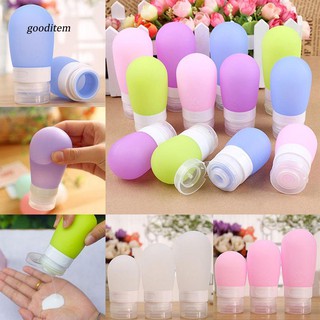 GDTM_Portable Silicone Travel Bottle Lotion Shampoo Cosmetic Empty Mini Container