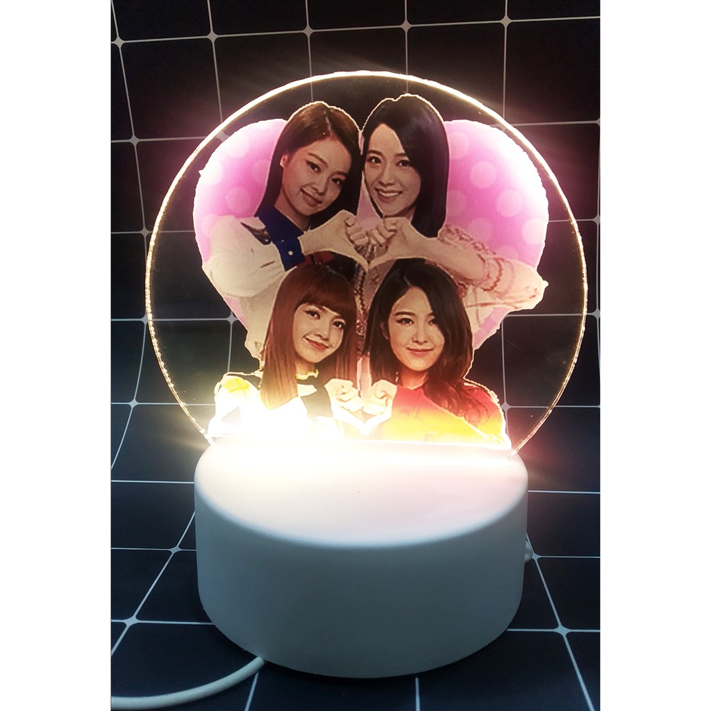 [Mã LIFE10K15 giảm 10K đơn 20K] Đèn Led 3D Blackpink DLI3 Đèn Ngủ 3D Sáng Tạo cute dễ thương