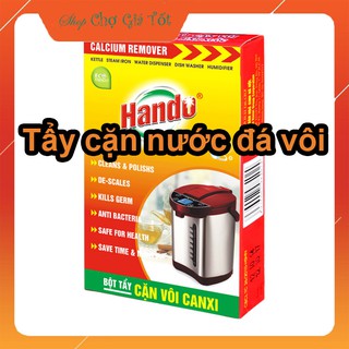 Bột tẩy cặn nước đá vôi ấm đun,bình đựng nước Hando 100Gr