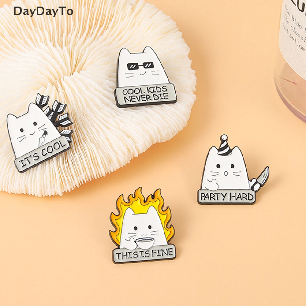 Huy Hiệu Cài Áo Hình Mèo Chuột Hoạt Hình Và Bàn Phím Dầu Thả Cổ Điển