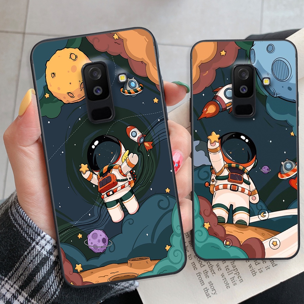 Ốp lưng Samsung J8 vũ trụ phi hành gia cực hot siêu cute-rẻ-bền