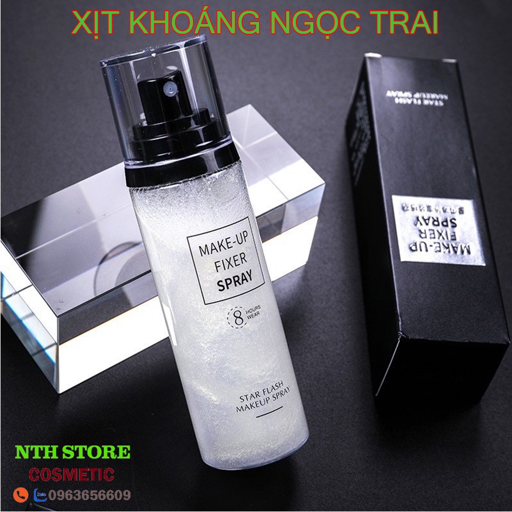 Xịt Khoáng Ngọc Trai Khóa Lớp Trang Điểm Dành Cho Các Makeup