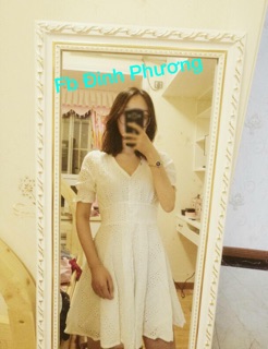 Váy trắng thô đục lỗ #hanquoc