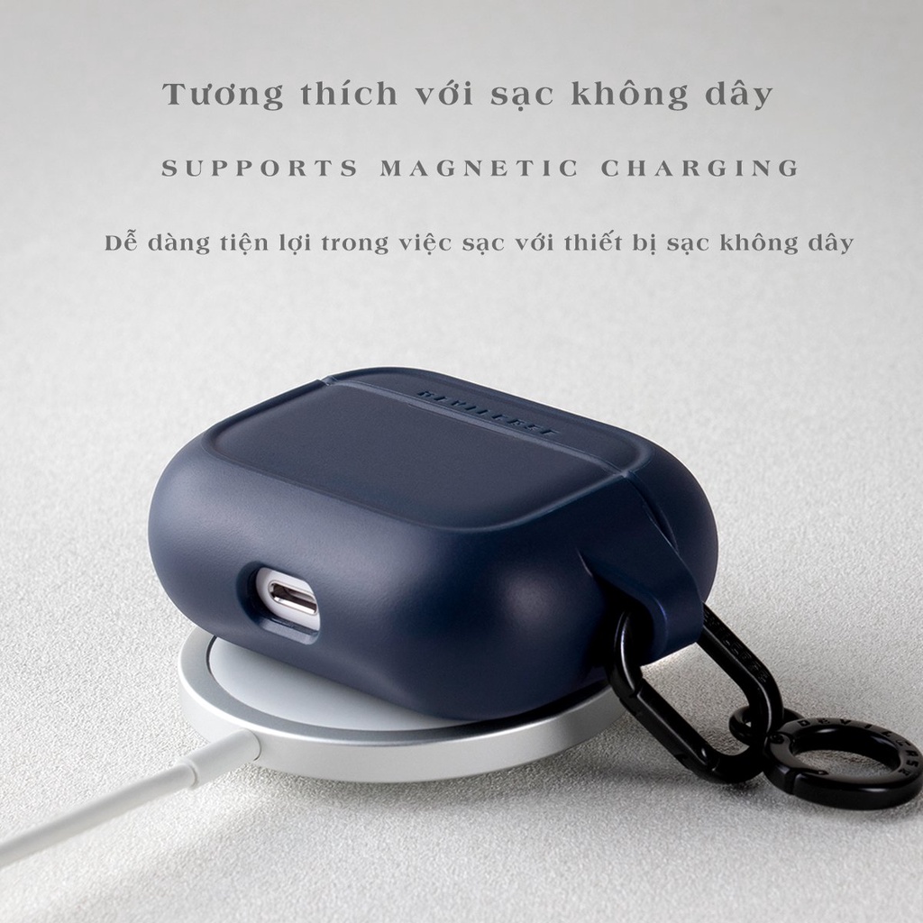 Ốp chống sốc DEVILCASE dành cho tai nghe AirPods 3 / AirPods Pro 2 / AirPods 1/2 - Chính hãng cao cấp
