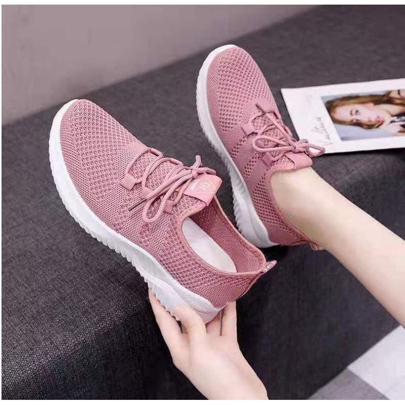 Giày Thể Thao Nữ Đế Viền Chữ Êm Chân Siêu Đẹp BA245