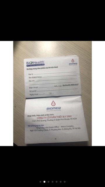 Máy xông khí dung Bioheath của úc