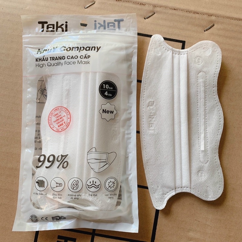 khẩu trang cua taki bịch 10 cái.