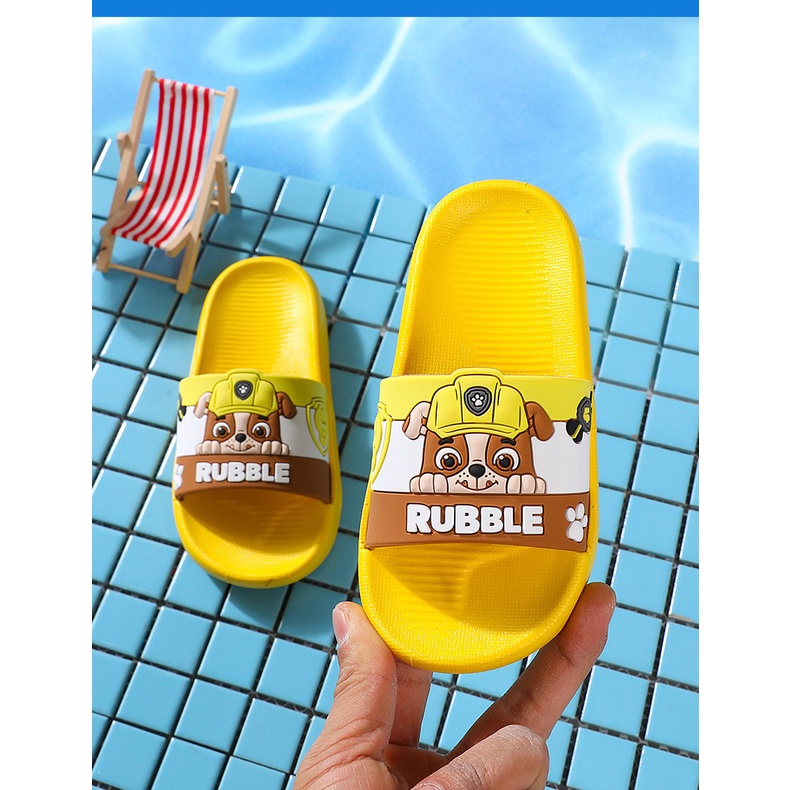 Dép bé trai họa tiết chú chó phim hoạt hình Biệt đội chó cứu hộ Paw Patrol dễ thương nhiều màu sắc