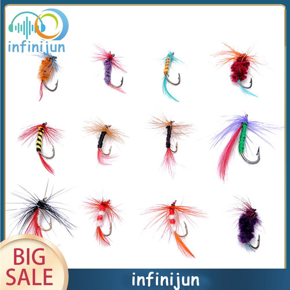 Set 12 Mồi Giả Câu Cá Hiệu Quả