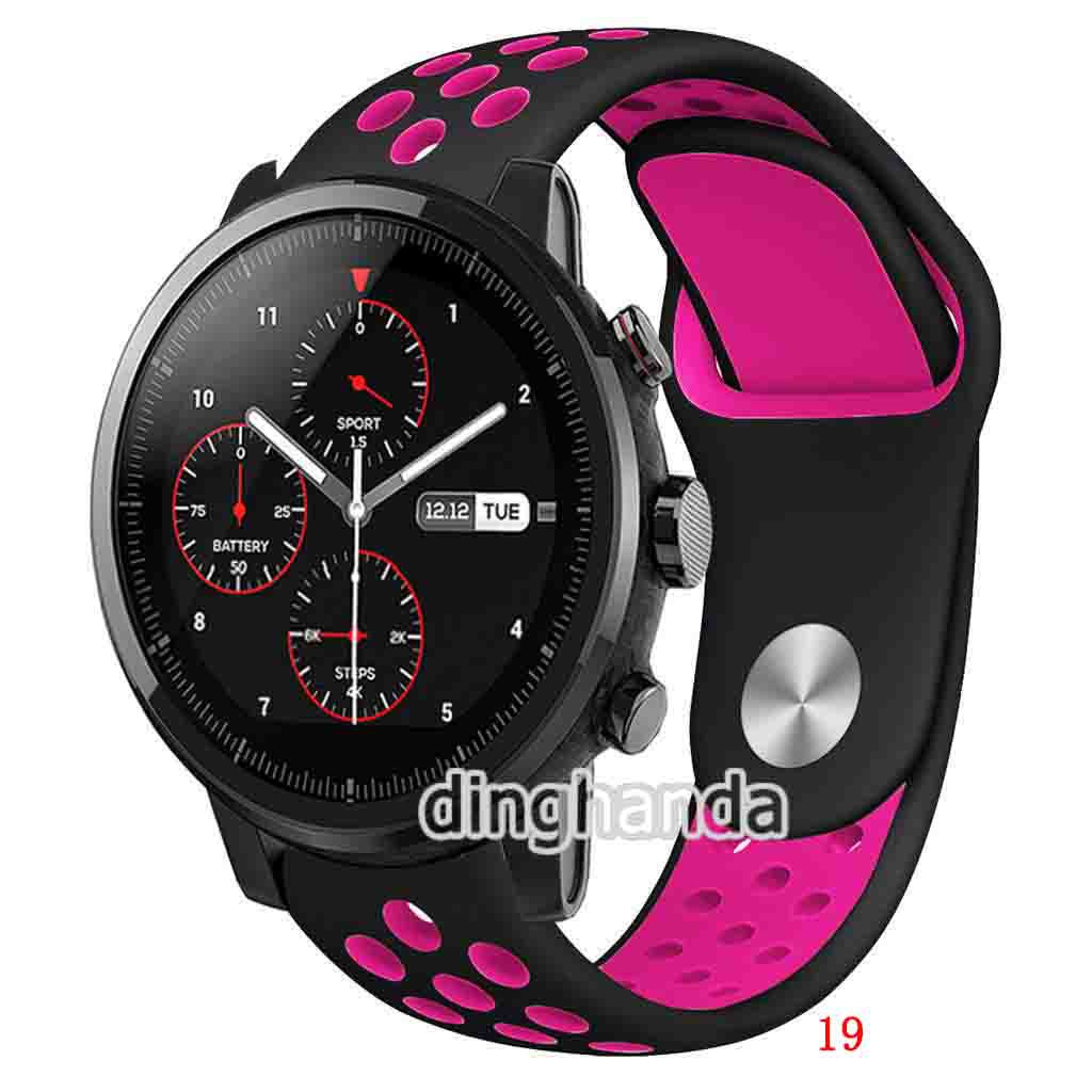 Dây đeo bằng silicone mềm cho đồng hồ thông minh Huami Amazfit Stratos 2 2S 3
