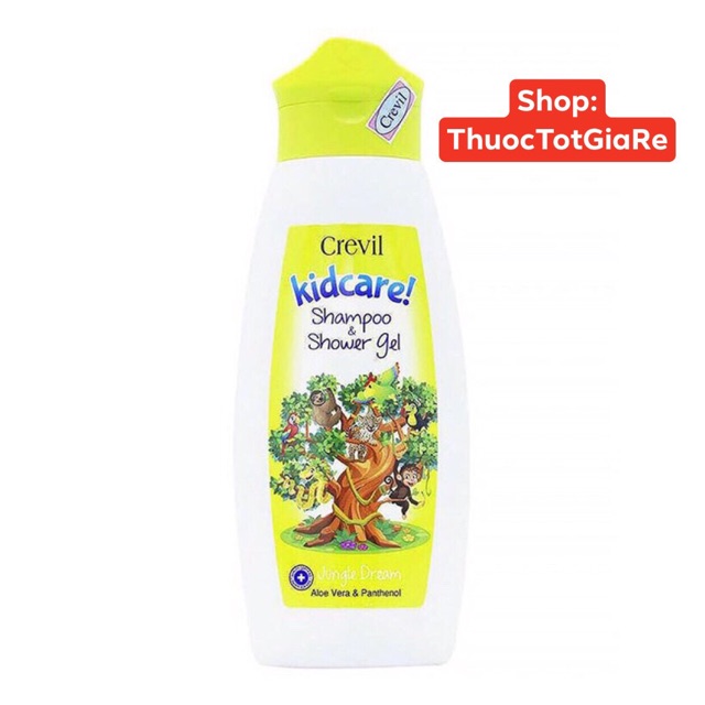 Sữa tắm gội trẻ em Crevil Kidcare 300 ml - Đức