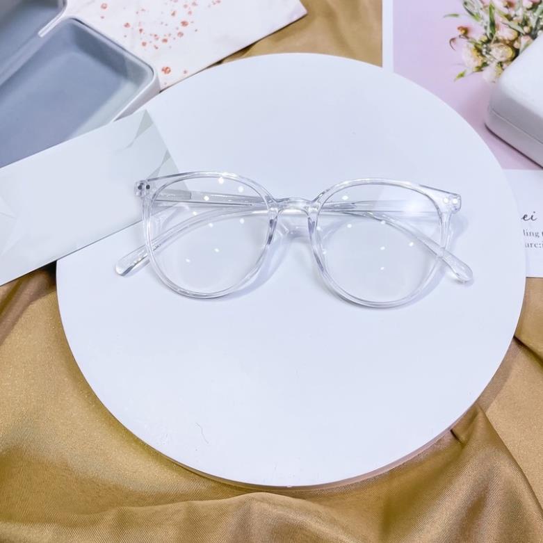 Mắt kính gọng tròn cá tính dễ thương D135