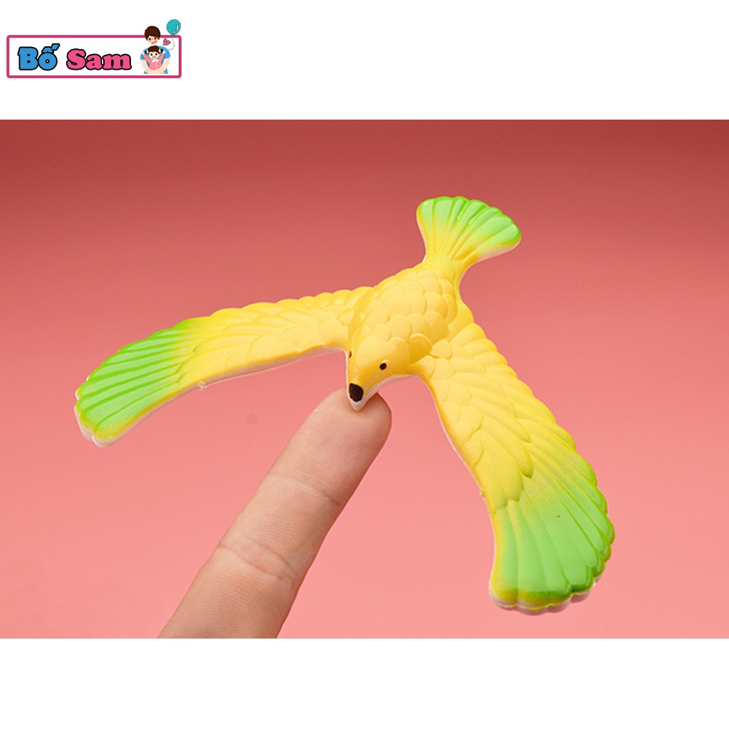 Đồ chơi chim ưng giữ thăng bằng kèm đế kim tự tháp xả stress vui nhộn Shop Bố Sam
