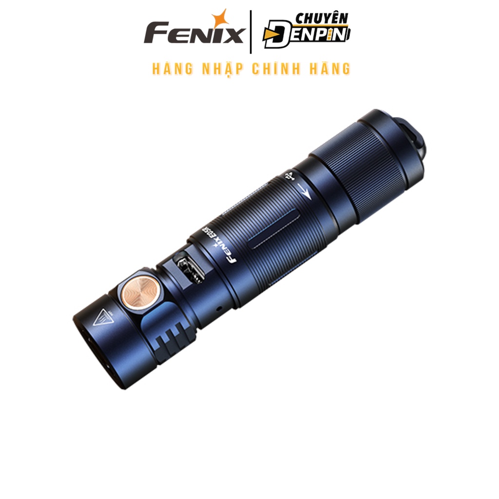 Đèn Pin Mini Siêu sáng Fenix E05R có độ sáng lên đến 400 Lumens và chiếu xa 64m, thời lượng chiếu sáng tối đa 34 giờ.