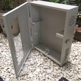Tủ Đựng Đầu Ghi Camera - Hộp Điện Kỹ Thuật Chất Liệu Tôn Cao Cấp 45*38*12 Có Cửa Khóa
