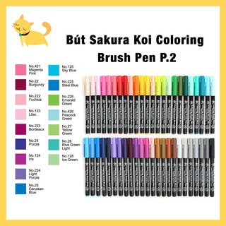 Bảng 2 - Bút Sakura Koi Coloring Brush
